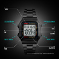 SKMEI 1337 masculino aço inoxidável à prova d&#39;água relógios digitais Jam Tangan Sport relógios de pulso